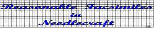 Reasonable Facsimile