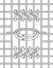 Curved stitch